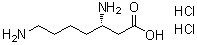 结构式 CAS# 290835-83-5, (3S)-3,7-二氨基庚酸二盐酸盐