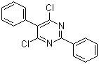 4,6-二氯-2,5-二苯基嘧啶分子结构 (CAS 29133-99-1)