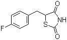 5-(4-氟苄基)-2,4-噻唑烷二酮分子结构 (CAS 291536-42-0)