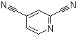 structure of CAS# 29181-50-8, 2,4-Dicyanopyridine;Pyridine-2,4-dicarbonitrile