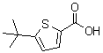 5-叔丁基-2-噻吩羧酸分子结构 (CAS 29212-25-7)
