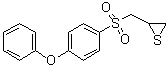 [[(4-苯氧基苯基)磺酰基]甲基]噻丙环分子结构 (CAS 292605-14-2)