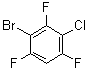 2-Bromo-4-chloro-1,3,5-trifluorobenzene molecular structure (CAS 292621-44-4)