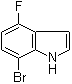 4-Fluoro-7-bromoindole molecular structure (CAS 292636-09-0)