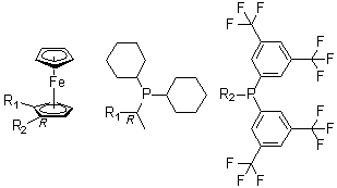 结构式 CAS# 292638-88-1, Josiphos-SL-J006-1