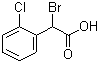 2-溴代-2-氯苯乙酸分子结构 (CAS 29270-30-2)