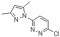 3-(3,5-二甲基吡唑-1-基)-6-氯哒嗪分子结构 (CAS 29334-67-6)