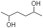2,5-己二醇分子结构 (CAS 2935-44-6)