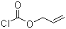 氯甲酸烯丙酯分子结构 (CAS 2937-50-0)