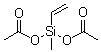 乙烯基甲基二乙酰氧基硅烷分子结构 (CAS 2944-70-9)