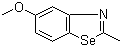 5-甲氧基-2-甲基苯并硒唑分子结构 (CAS 2946-17-0)