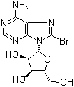 8-溴腺苷分子结构 (CAS 2946-39-6)