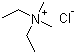 二甲基二乙基氯化铵分子结构 (CAS 29508-45-0)