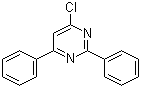 4-氯-2,6-二苯基嘧啶分子结构 (CAS 29509-91-9)
