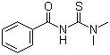 N,N-二甲基-N'-苯甲酰基硫脲分子结构 (CAS 29511-50-0)