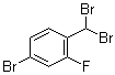 4-溴-2-氟二溴甲基苯分子结构 (CAS 295803-26-8)