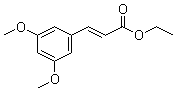 Ethyl trans-3,5-dimethoxycinnamate molecular structure (CAS 29584-64-3)