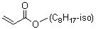 2-丙烯酸异辛基酯分子结构 (CAS 29590-42-9)