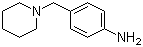 4-(哌啶基甲基)苯胺分子结构 (CAS 29608-05-7)