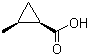 structure of CAS# 29667-48-9, (1R,2S)-2-Methylcyclopropanecarboxylic acid