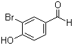 3-溴-4-羟基苯甲醛分子结构 (CAS 2973-78-6)