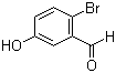 2-溴-5-羟基苯甲醛分子结构 (CAS 2973-80-0)