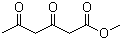 3,5-二酮己酸甲酯分子结构 (CAS 29736-80-9)