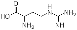 L-2-氨基-4-胍基丁酸分子结构 (CAS 2978-24-7)