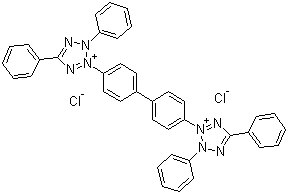 Neotetrazolium chloride molecular structure (CAS 298-95-3)