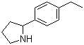 2-(4-乙基苯基)吡咯烷分子结构 (CAS 298690-91-2)