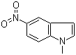 1-甲基-5-硝基吲哚分子结构 (CAS 29906-67-0)