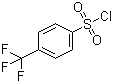 4-三氟甲基苯磺酰氯分子结构 (CAS 2991-42-6)
