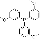 三(3-甲氧基苯基)膦分子结构 (CAS 29949-84-6)