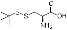 结构式 CAS# 30044-51-0, S-叔丁基硫-L-半胱氨酸