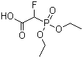 2-二乙基膦酰基-2-氟乙酸分子结构 (CAS 30094-32-7)