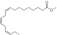 (9Z,12Z,15Z)-9,12,15-十八碳三烯酸甲酯分子结构 (CAS 301-00-8)