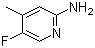 4-甲基-2-氨基-5-氟吡啶分子结构 (CAS 301222-66-2)
