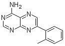 7-(2-甲基苯基)-4-蝶啶胺分子结构 (CAS 30146-30-6)