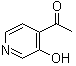 4-乙酰基-3-羟基吡啶分子结构 (CAS 30152-05-7)