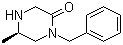 (5R)-5-甲基-1-(苯甲基)-2-哌嗪酮分子结构 (CAS 301541-47-9)