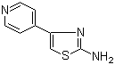 2-氨基-4-(4-吡啶基)噻唑分子结构 (CAS 30235-28-0)