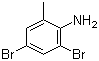 2,4-二溴-6-甲基苯胺分子结构 (CAS 30273-41-7)