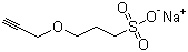 结构式 CAS# 30290-53-0, 1-丙炔-3-磺酸钠丙醚