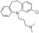 氯米帕明分子结构 (CAS 303-49-1)