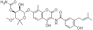 新生霉素分子结构 (CAS 303-81-1)