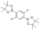 2,2'-(2,5-二氟-1,4-亚苯基)双(4,4,5,5-四甲基-1,3,2-二氧硼杂环戊烷)分子结构 (CAS 303006-90-8)