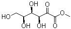 2-氧代-L-古洛糖酸甲酯分子结构 (CAS 3031-98-9)