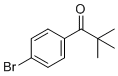 结构式 CAS# 30314-45-5, 1-(4-溴苯基)-2,2-二甲基丙烷-1-酮