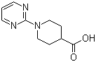 1-(2-Pyrimidinyl)piperidine-4-carboxylic acid molecular structure (CAS 303144-44-7)
