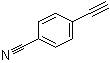 结构式 CAS# 3032-92-6, 4-乙炔基苯甲腈